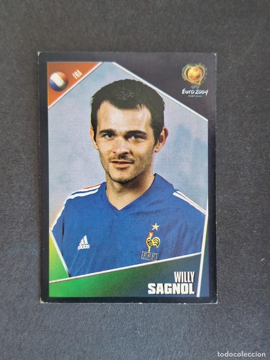 Cromos de F&uacute;tbol: L2 SAGNOL SELECCION FRANCIA 98 EUROCOPA PORTUGAL 2004 PANINI NUNCA PEGADO SIN PEGAR