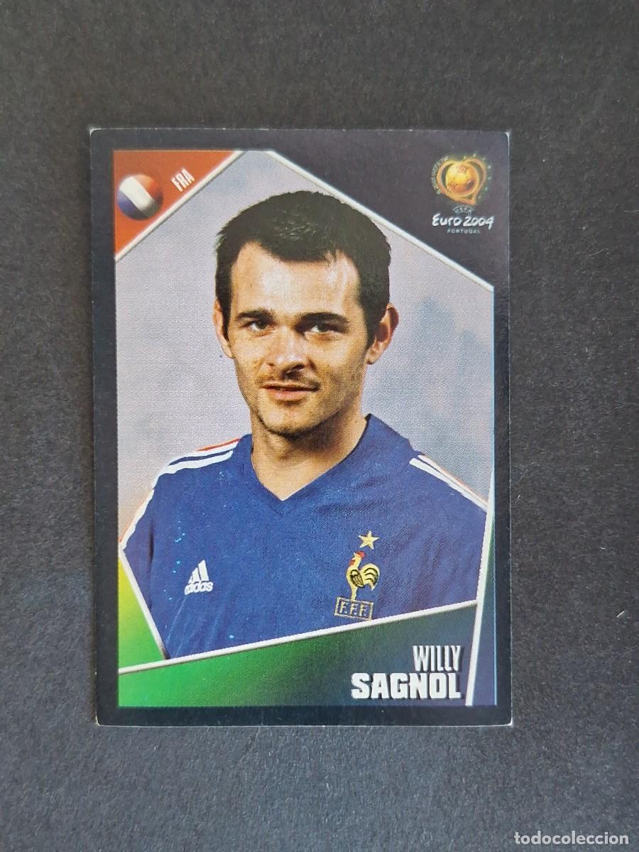 Cromos de F&uacute;tbol: L2 SAGNOL SELECCION FRANCIA 98 EUROCOPA PORTUGAL 2004 PANINI NUNCA PEGADO SIN PEGAR