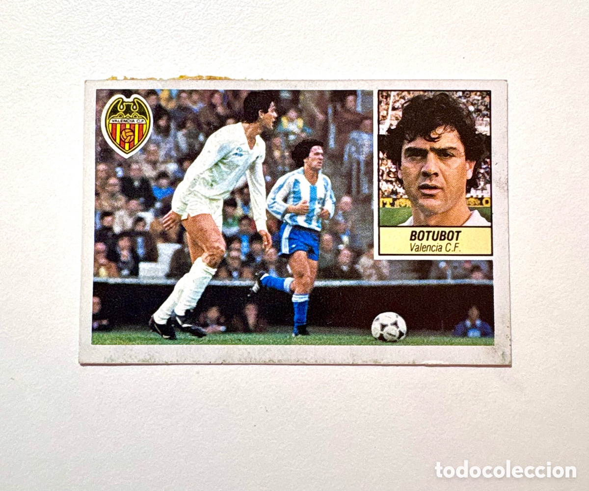 Figurine di Calcio: BAJA DIF&Iacute;CIL BOTUBOT 84 85 LIGA ESTE . Valencia cromo