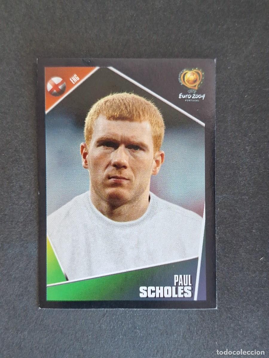 Cromos de F&uacute;tbol: L2 SCHOLES SELECCION INGLATERRA 125 EUROCOPA PORTUGAL 2004 PANINI NUNCA PEGADO SIN PEGAR
