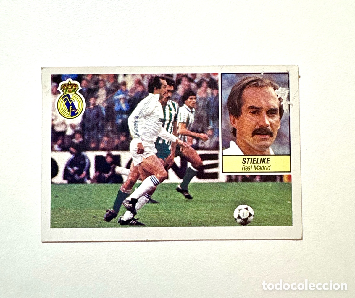 Cromos de F&uacute;tbol: STIELIKE REAL MADRID LIGA ESTE 1984 1985 84 85 DESPEGADO RECUPERADO