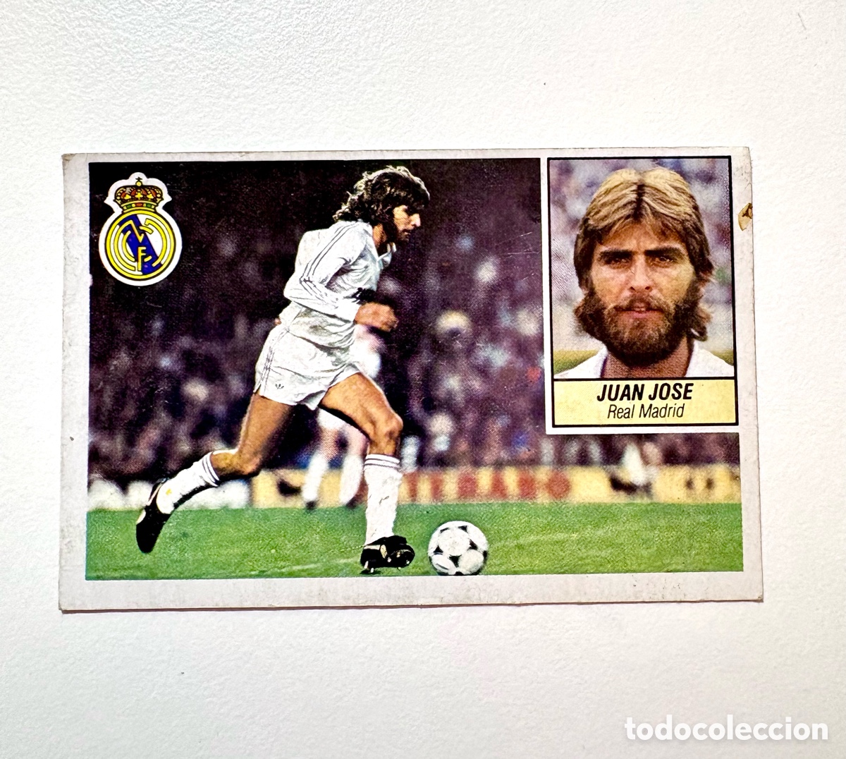 Cromos de F&uacute;tbol: JUAN JOSE REAL MADRID LIGA ESTE 1984 1985 84 85 DESPEGADO RECUPERADO