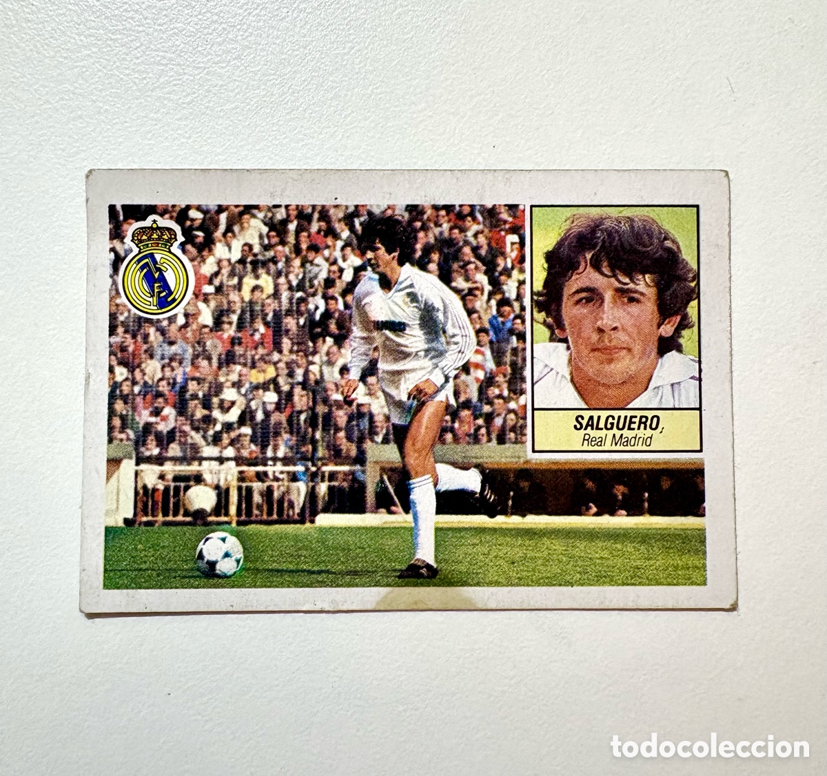 Cromos de F&uacute;tbol: SALGUERO REAL MADRID LIGA ESTE 1984 1985 84 85 DESPEGADO RECUPERADO