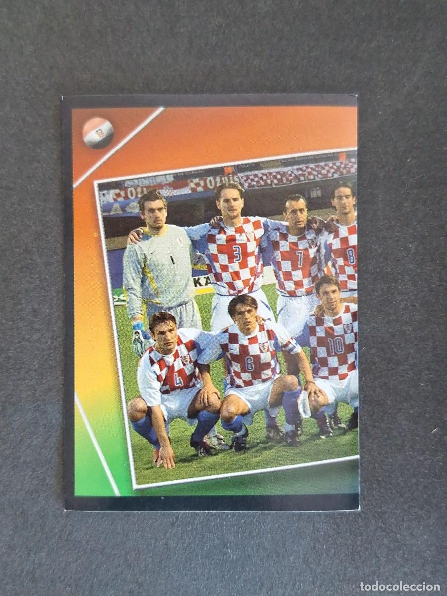 Cromos de F&uacute;tbol: L2 EQUIPO SELECCION CROACIA 156 EUROCOPA PORTUGAL 2004 PANINI NUNCA PEGADO SIN PEGAR