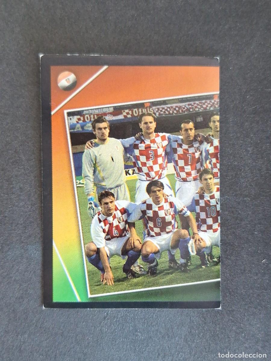 Cromos de F&uacute;tbol: L2 EQUIPO SELECCION CROACIA 156 EUROCOPA PORTUGAL 2004 PANINI NUNCA PEGADO SIN PEGAR
