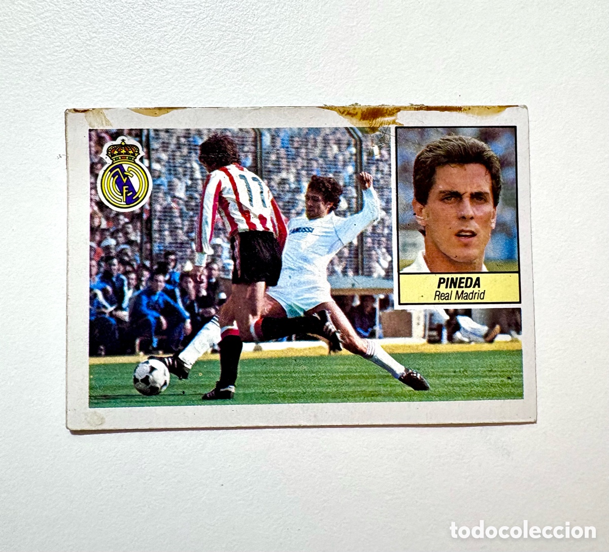 Cromos de F&uacute;tbol: PINEDA REAL MADRID LIGA ESTE 1984 1985 84 85 DESPEGADO RECUPERADO