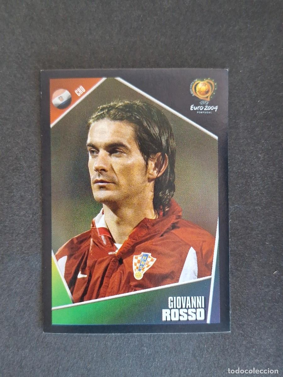 Cromos de F&uacute;tbol: L2 ROSSO SELECCION CROACIA 167 EUROCOPA PORTUGAL 2004 PANINI NUNCA PEGADO SIN PEGAR