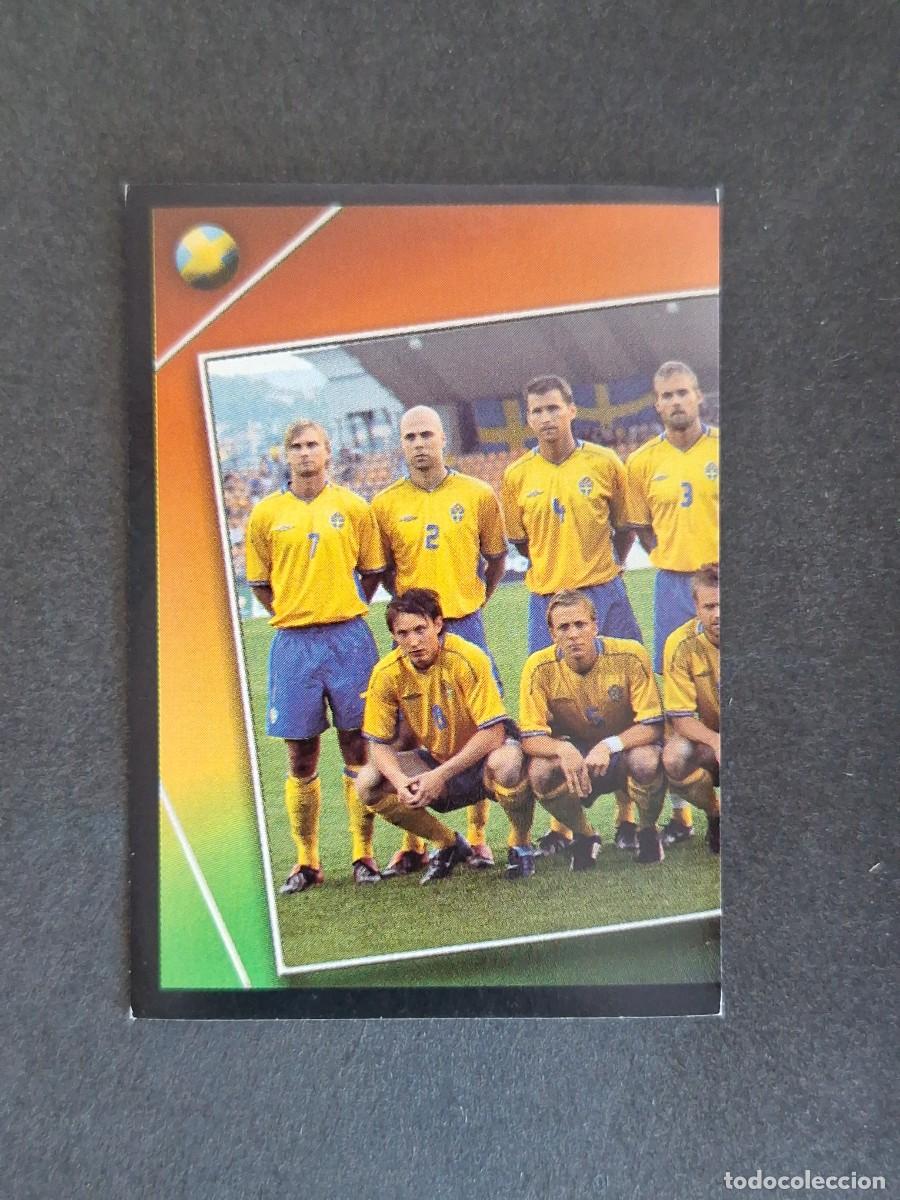 Cromos de F&uacute;tbol: L2 EQUIPO SELECCION SUECIA 177 EUROCOPA PORTUGAL 2004 PANINI NUNCA PEGADO SIN PEGAR