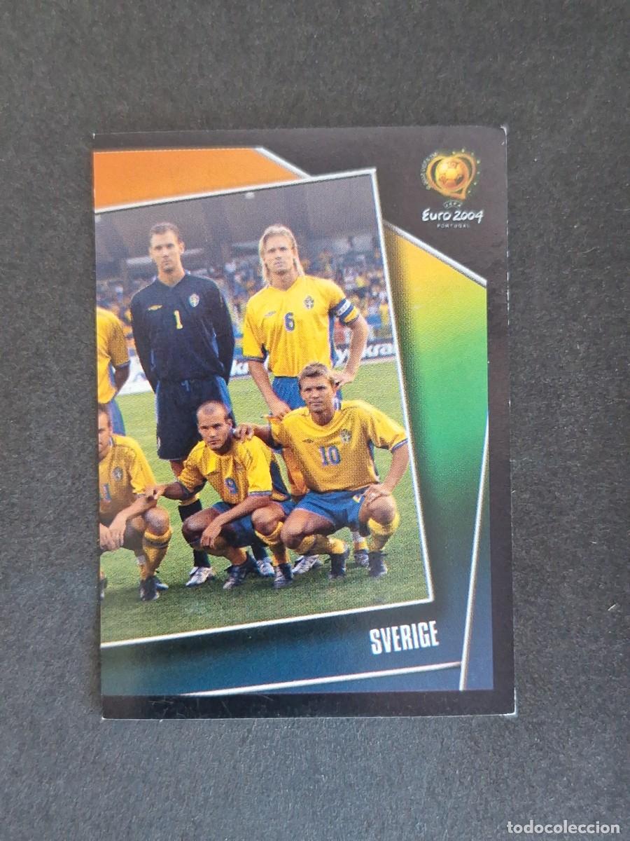 Cromos de F&uacute;tbol: L2 EQUIPO SELECCION SUECIA 178 EUROCOPA PORTUGAL 2004 PANINI NUNCA PEGADO SIN PEGAR