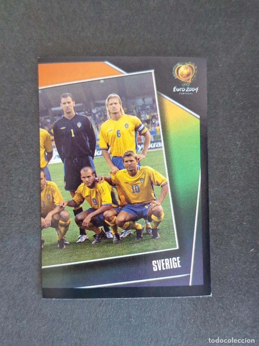 Cromos de F&uacute;tbol: L2 EQUIPO SELECCION SUECIA 178 EUROCOPA PORTUGAL 2004 PANINI NUNCA PEGADO SIN PEGAR