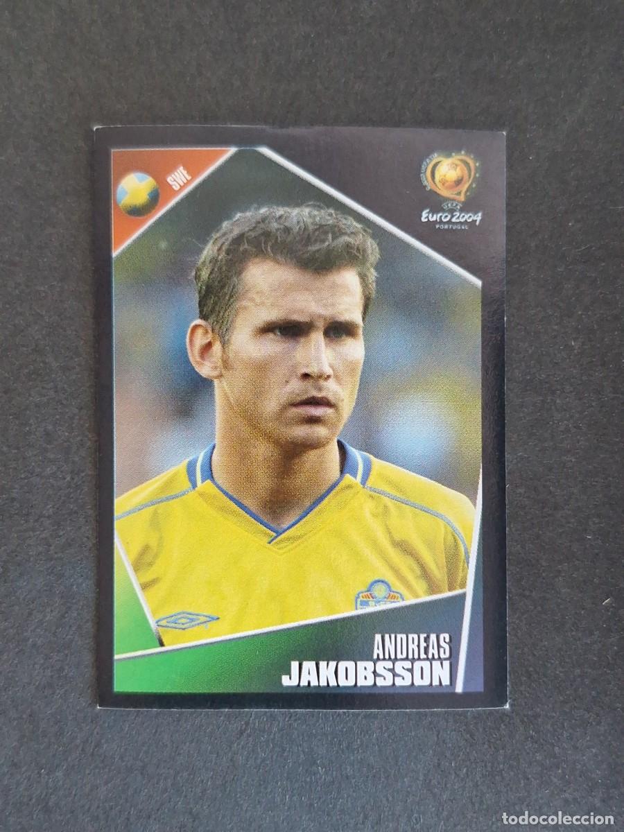 Cromos de F&uacute;tbol: L2 JAKOBSSON SELECCION SUECIA 184 EUROCOPA PORTUGAL 2004 PANINI NUNCA PEGADO SIN PEGAR