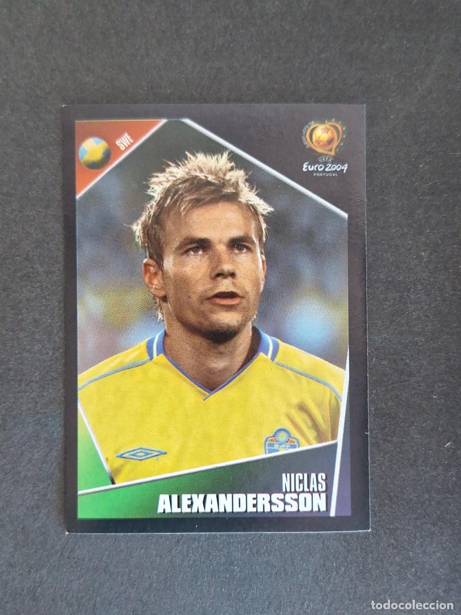 Cromos de F&uacute;tbol: L2 ALEXANDERSSON SELECCION SUECIA 193 EUROCOPA PORTUGAL 2004 PANINI NUNCA PEGADO SIN PEGAR