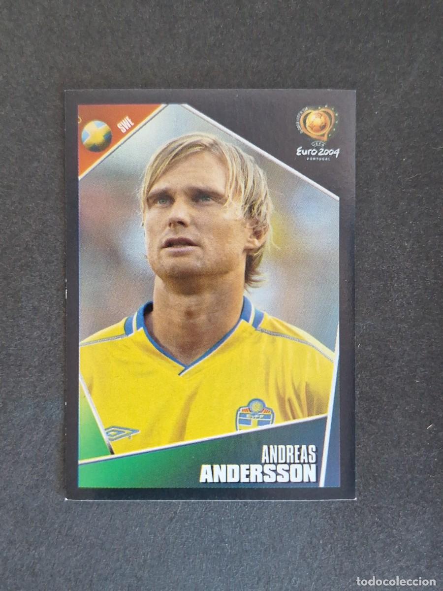 Cromos de F&uacute;tbol: L2 ANDERSSON SELECCION SUECIA 195 EUROCOPA PORTUGAL 2004 PANINI NUNCA PEGADO SIN PEGAR
