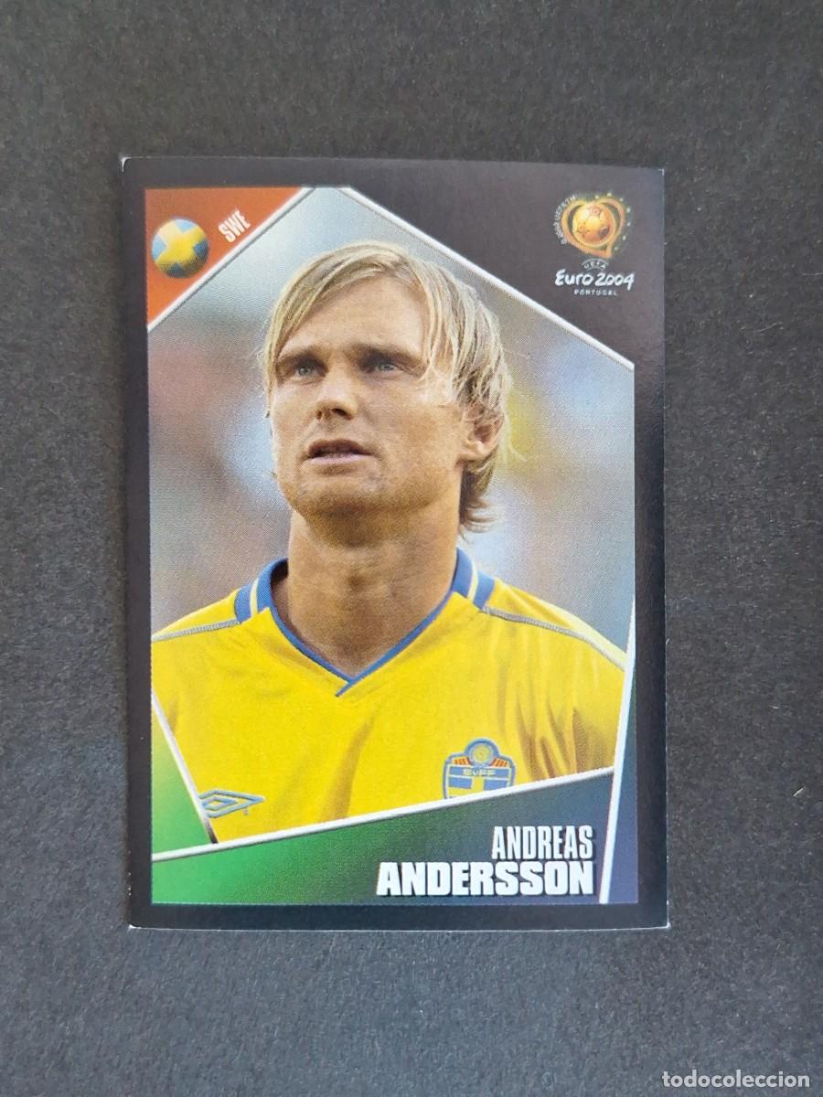 Cromos de F&uacute;tbol: L2 ANDERSSON SELECCION SUECIA 195 EUROCOPA PORTUGAL 2004 PANINI NUNCA PEGADO SIN PEGAR
