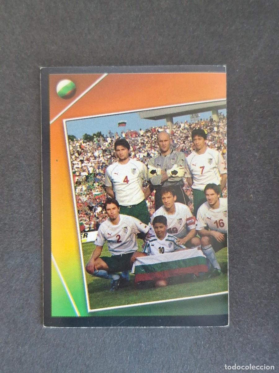 Cromos de F&uacute;tbol: L2 EQUIPO SELECCION BULGARIA 198 EUROCOPA PORTUGAL 2004 PANINI NUNCA PEGADO SIN PEGAR