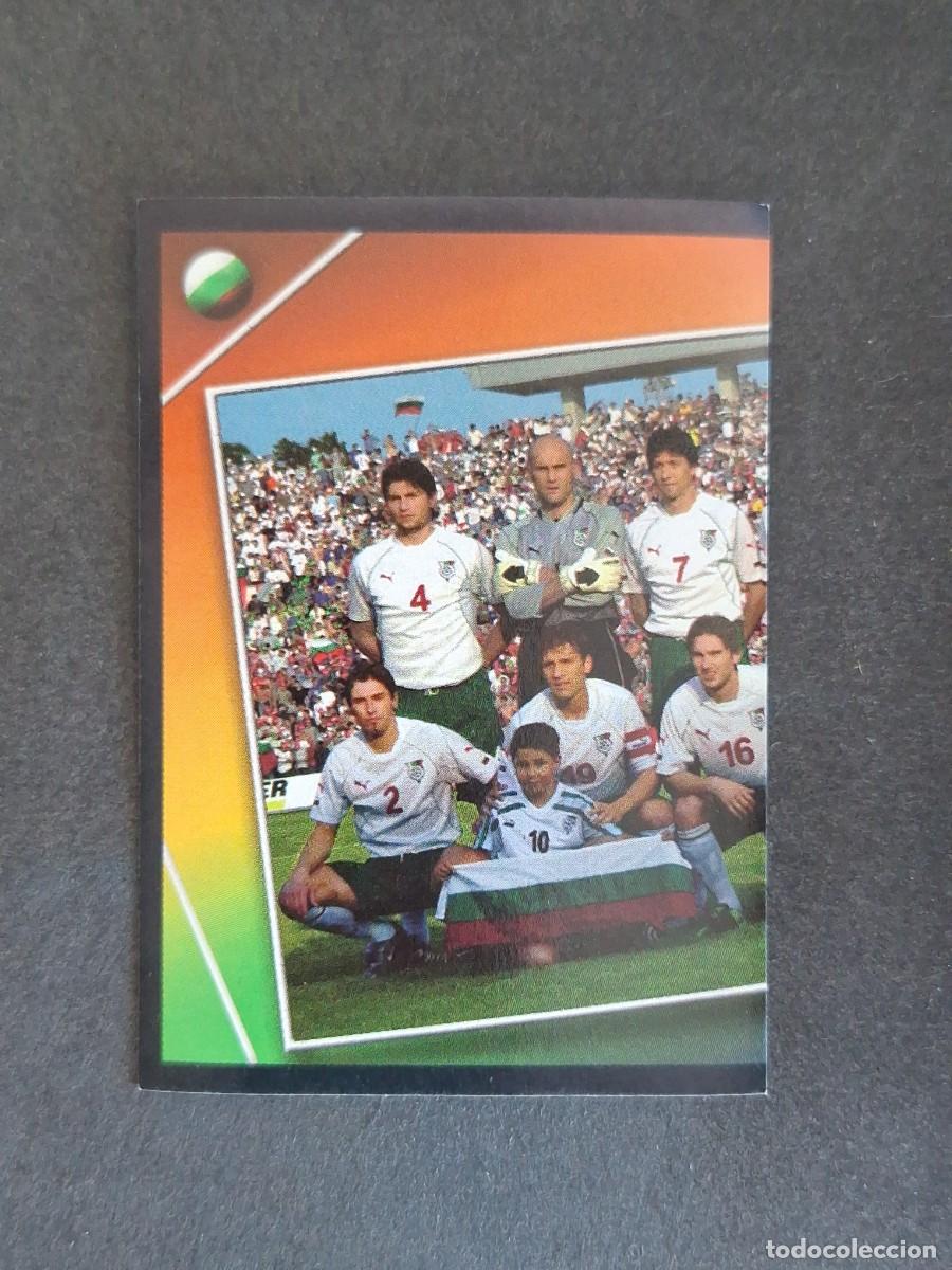 Cromos de F&uacute;tbol: L2 EQUIPO SELECCION BULGARIA 198 EUROCOPA PORTUGAL 2004 PANINI NUNCA PEGADO SIN PEGAR