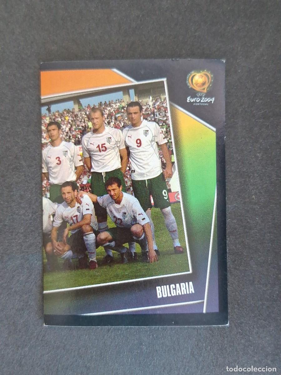 Cromos de F&uacute;tbol: L2 EQUIPO SELECCION BULGARIA 199 EUROCOPA PORTUGAL 2004 PANINI NUNCA PEGADO SIN PEGAR
