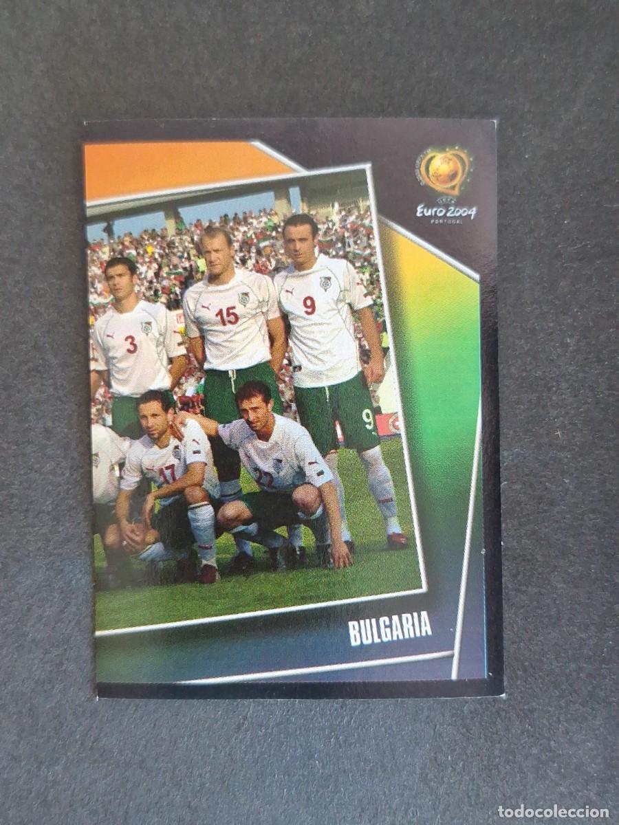 Cromos de F&uacute;tbol: L2 EQUIPO SELECCION BULGARIA 199 EUROCOPA PORTUGAL 2004 PANINI NUNCA PEGADO SIN PEGAR