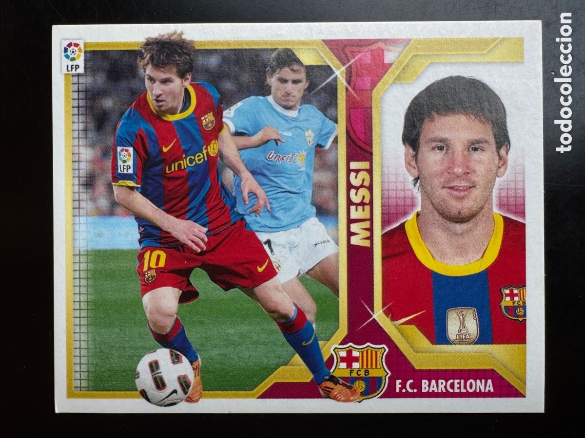 Fu&szlig;ball-Sticker: Messi Barcelona Liga Este 2011/12