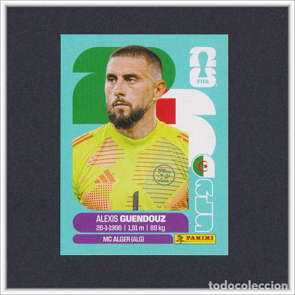 Cromos de Futebol: FIFA WORLD CUP 2026 26 MUNDIAL PANINI ALEXIS GUENDOUZ ALG 2 ARGELIA COLECCI&Oacute;N ALBUM LIGA STICKER