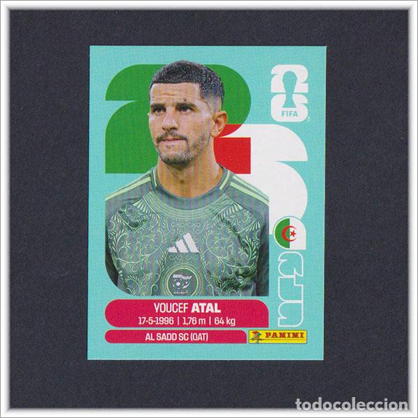Cromos de Futebol: FIFA WORLD CUP 2026 26 MUNDIAL PANINI YOUCEF ATAL ALG 4 ARGELIA COLECCI&Oacute;N ALBUM LIGA STICKER
