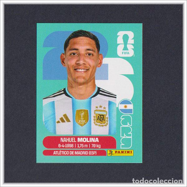 Cromos de F&uacute;tbol: FIFA WORLD CUP 2026 26 MUNDIAL PANINI NAHUEL MOLINA ARG 3 ARGENTINA COLECCI&Oacute;N ALBUM LIGA STICKER
