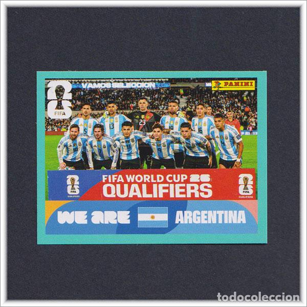Cromos de F&uacute;tbol: FIFA WORLD CUP 2026 26 MUNDIAL PANINI ALINEACI&Oacute;N MESSI JULIAN ALVAREZ ARG 13 ARGENTINA ALBUM STICKER