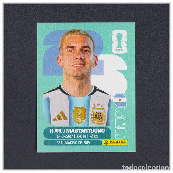 Cromos de F&uacute;tbol: FIFA WORLD CUP 2026 26 MUNDIAL PANINI MASTANTUONO ARG 15 ARGENTINA COLECCI&Oacute;N ALBUM LIGA STICKER