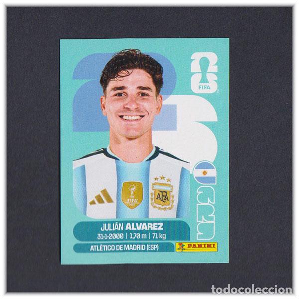 Cromos de F&uacute;tbol: FIFA WORLD CUP 2026 26 MUNDIAL PANINI JULIAN ALVAREZ ARG 19 ARGENTINA COLECCI&Oacute;N ALBUM LIGA STICKER