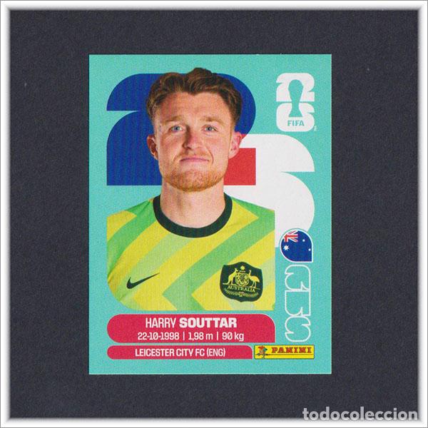 Cromos de F&uacute;tbol: FIFA WORLD CUP 2026 26 MUNDIAL PANINI SOUTTAR AUS 4 AUSTRALIA COLECCI&Oacute;N ALBUM LIGA STICKER