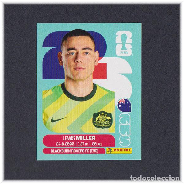 Cromos de F&uacute;tbol: FIFA WORLD CUP 2026 26 MUNDIAL PANINI LEWIS MILLER AUS 9 AUSTRALIA COLECCI&Oacute;N ALBUM LIGA STICKER