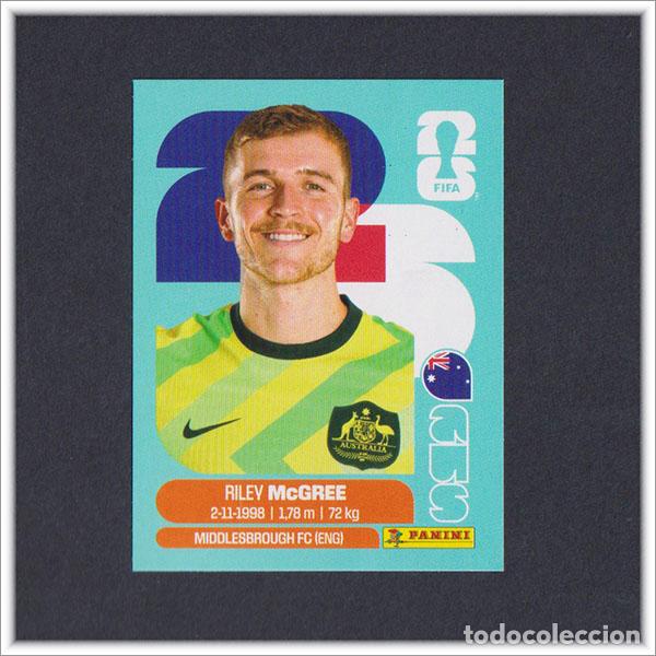 Cromos de F&uacute;tbol: FIFA WORLD CUP 2026 26 MUNDIAL PANINI MCGREE AUS 12 AUSTRALIA COLECCI&Oacute;N ALBUM LIGA STICKER