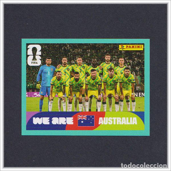 Cromos de F&uacute;tbol: FIFA WORLD CUP 2026 26 MUNDIAL PANINI EQUIPO ALINEACI&Oacute;N AUS 13 AUSTRALIA COLECCI&Oacute;N ALBUM STICKER
