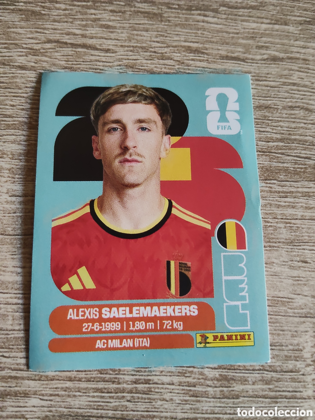 Cromos de F&uacute;tbol: Panini mundial 2026 BEK 12 Alexis Saelemaekers B&eacute;lgica