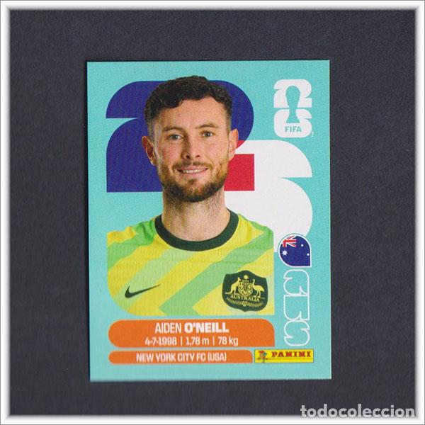 Cromos de F&uacute;tbol: FIFA WORLD CUP 2026 26 MUNDIAL PANINI O'NEILL AUS 14 AUSTRALIA COLECCI&Oacute;N ALBUM STICKER