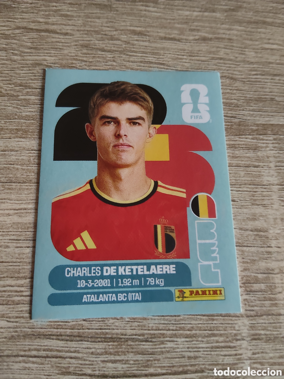 Cromos de F&uacute;tbol: Panini mundial 2026 BEL 17 Charles De Ketelaere B&eacute;lgica
