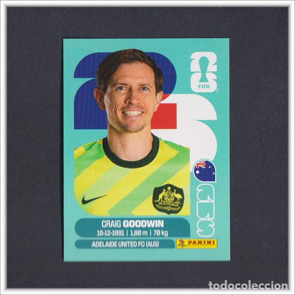 Cromos de F&uacute;tbol: FIFA WORLD CUP 2026 26 MUNDIAL PANINI GOODWIN AUS 17 AUSTRALIA COLECCI&Oacute;N ALBUM STICKER