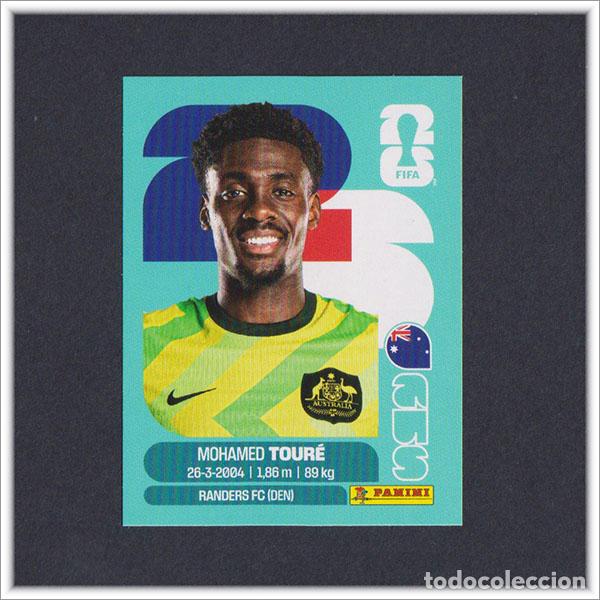 Cromos de F&uacute;tbol: FIFA WORLD CUP 2026 26 MUNDIAL PANINI TOURE AUS 20 AUSTRALIA COLECCI&Oacute;N ALBUM STICKER