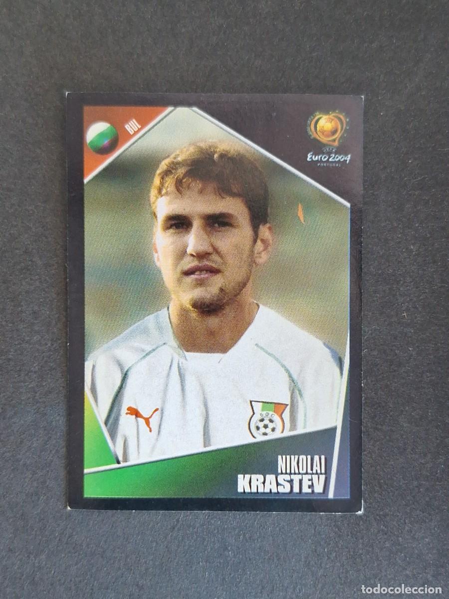 Cromos de F&uacute;tbol: L2 KRASTEV SELECCION BULGARIA 203 EUROCOPA PORTUGAL 2004 PANINI NUNCA PEGADO SIN PEGAR
