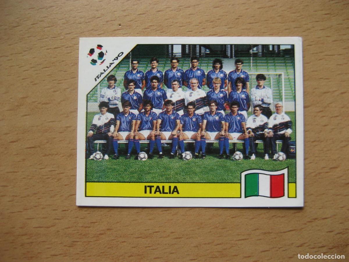 Cartes &agrave; collectionner de Football: 1990 ITALIA 90 - N&ordm; 41 EQUIPO - ITALIA - PANINI