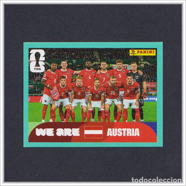 Cartes &agrave; collectionner de Football: FIFA WORLD CUP 2026 26 MUNDIAL PANINI EQUIPO ALINEACI&Oacute;N AUT 13 AUSTRIA COLECCI&Oacute;N ALBUM LIGA STICKER