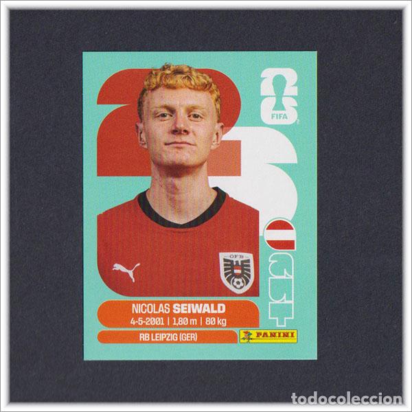 Fu&szlig;ball-Sticker: FIFA WORLD CUP 2026 26 MUNDIAL PANINI SEIWALD AUT 15 AUSTRIA COLECCI&Oacute;N ALBUM LIGA STICKER