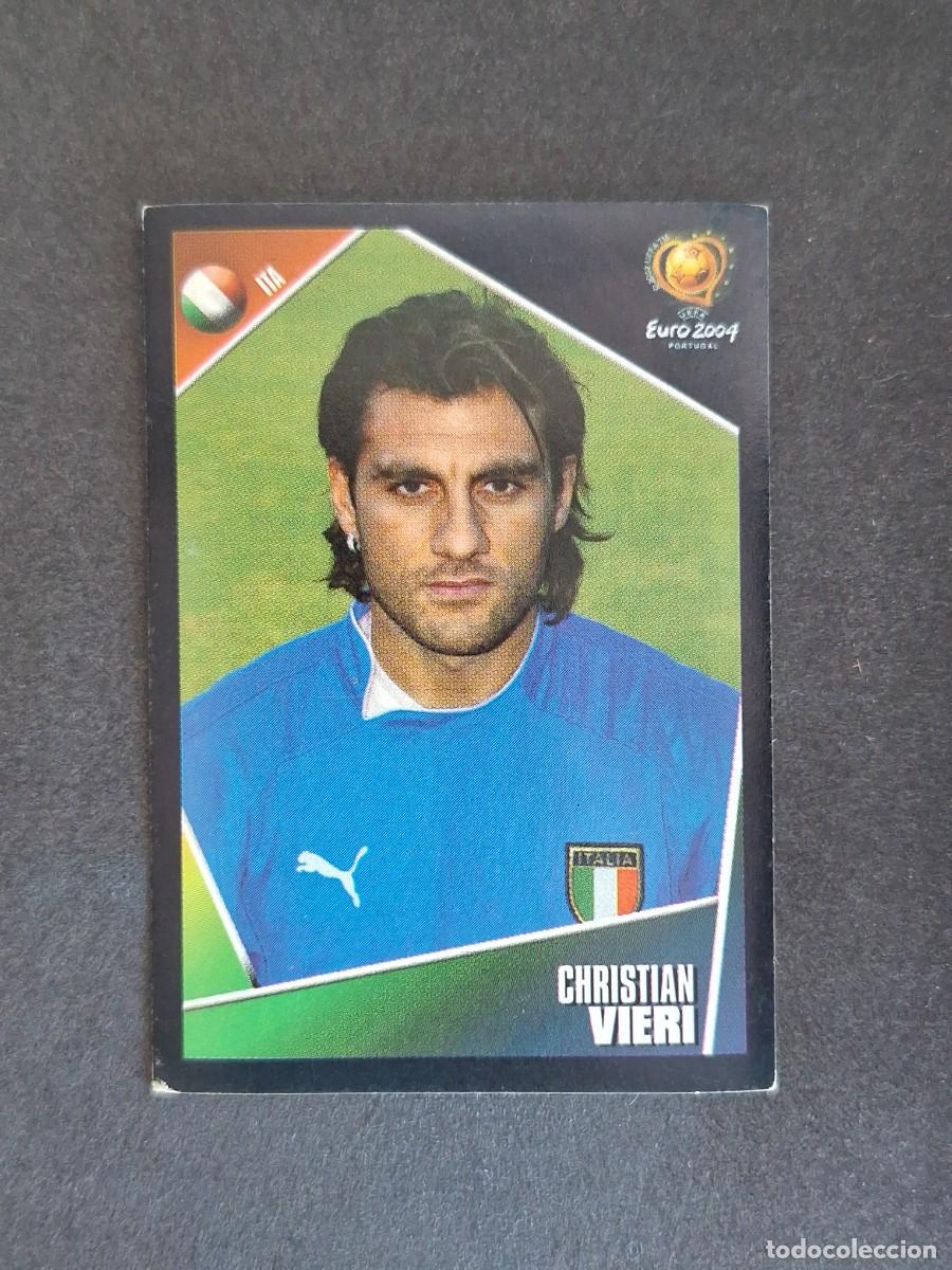 Cromos de F&uacute;tbol: L2 VIERI SELECCION ITALIA 238 EUROCOPA PORTUGAL 2004 PANINI NUNCA PEGADO SIN PEGAR