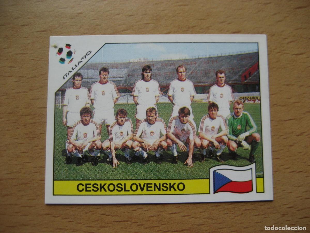 Cromos de F&uacute;tbol: 1990 ITALIA 90 - N&ordm; 79 EQUIPO - CHECOSLOVAQUIA - PANINI
