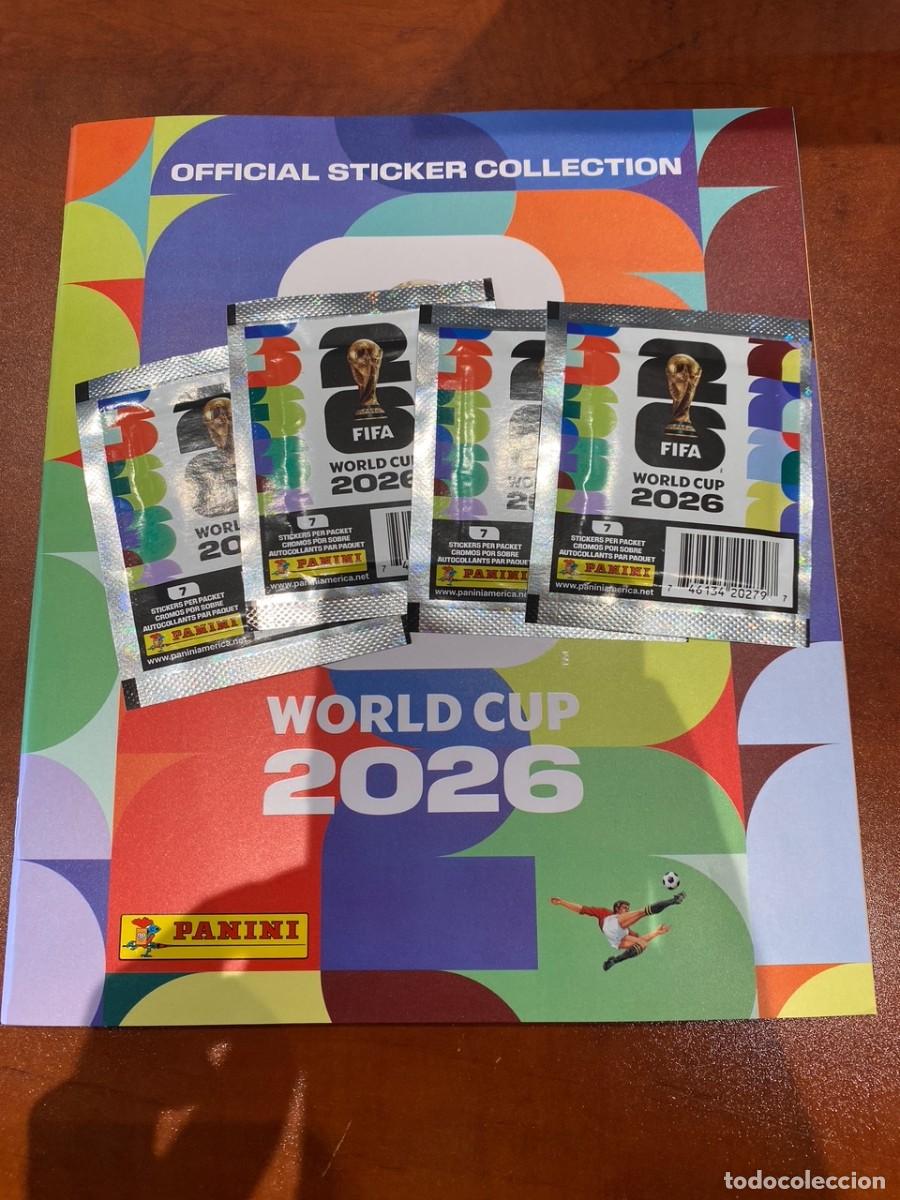 Fu&szlig;ball-Sticker: &Aacute;lbum Mundial 2026 Panini + 4 sobres