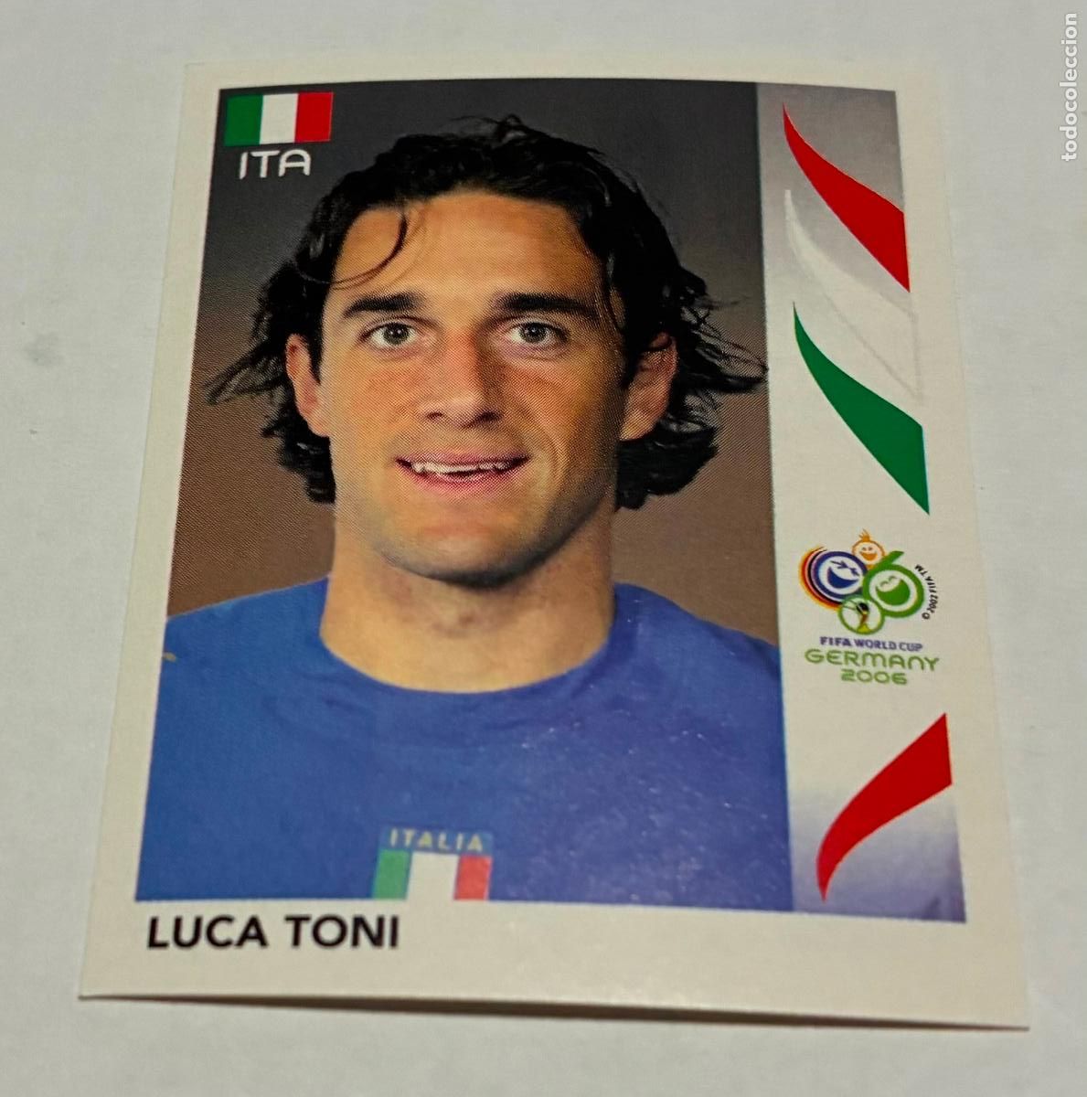 Figurine di Calcio: CROMO FUTBOL MUNDIAL ALEMANIA 2006, PANINI, Numero 337, LUCA TONI, Italia