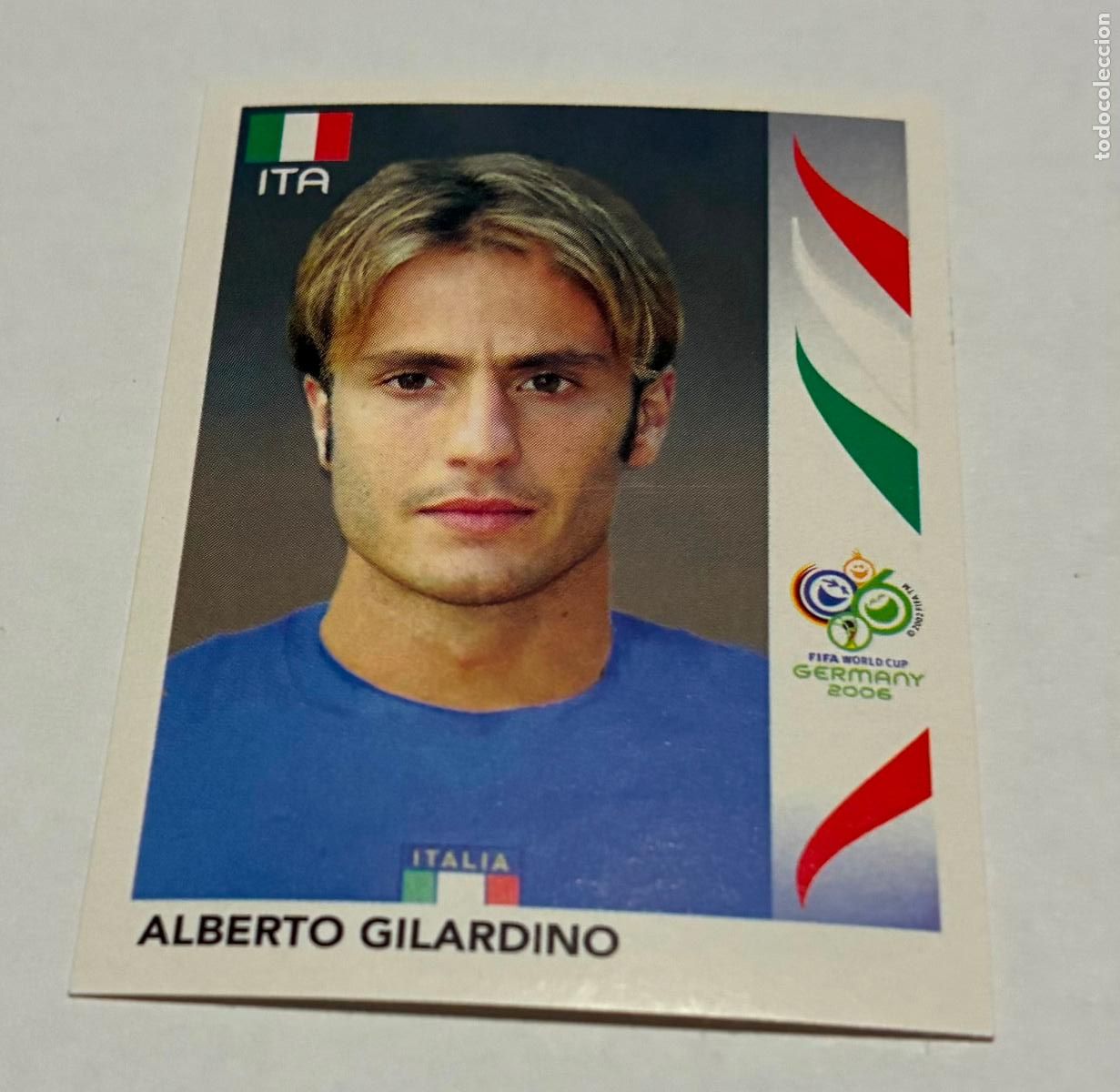 Figurine di Calcio: CROMO FUTBOL MUNDIAL ALEMANIA 2006, PANINI, Numero 336, ALBERTO GILARDINO, Italia