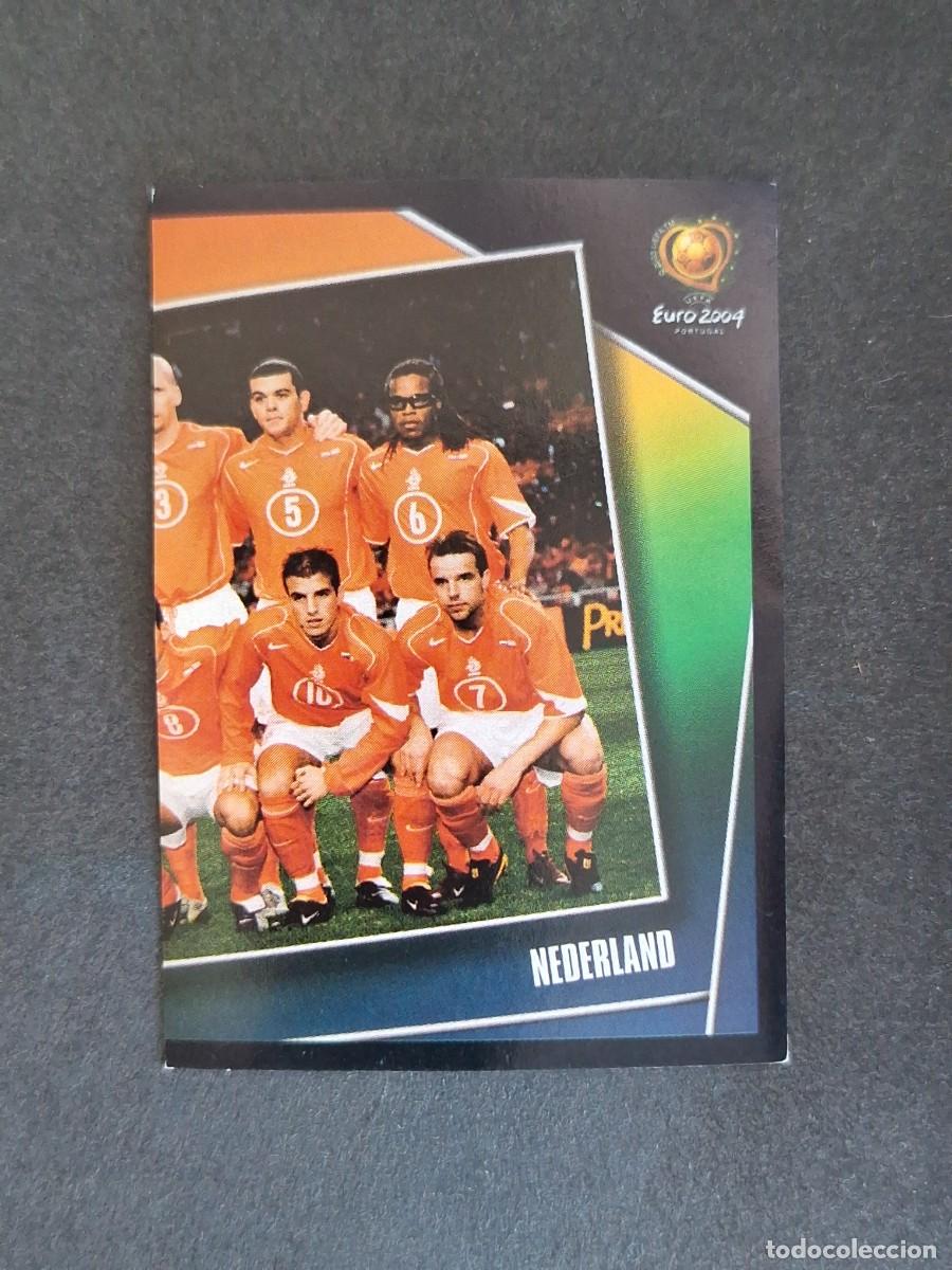Cromos de F&uacute;tbol: L2 EQUIPO SELECCION HOLANDA 316 EUROCOPA PORTUGAL 2004 PANINI NUNCA PEGADO SIN PEGAR