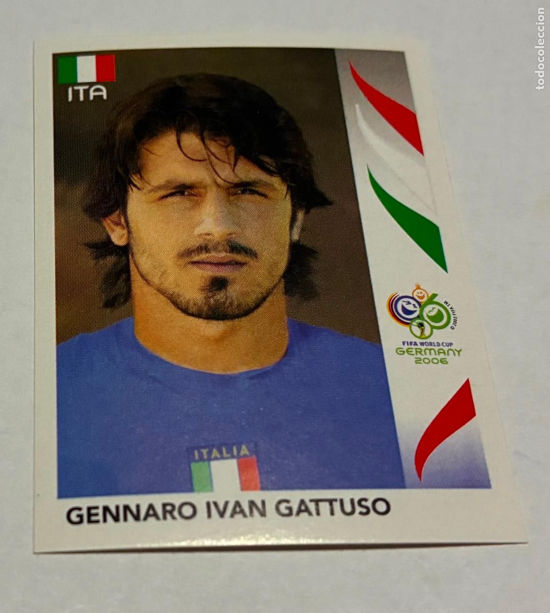 Cromos de F&uacute;tbol: CROMO FUTBOL MUNDIAL ALEMANIA 2006, PANINI, Numero 332, GENNARO IVAN GATTUSO, Italia
