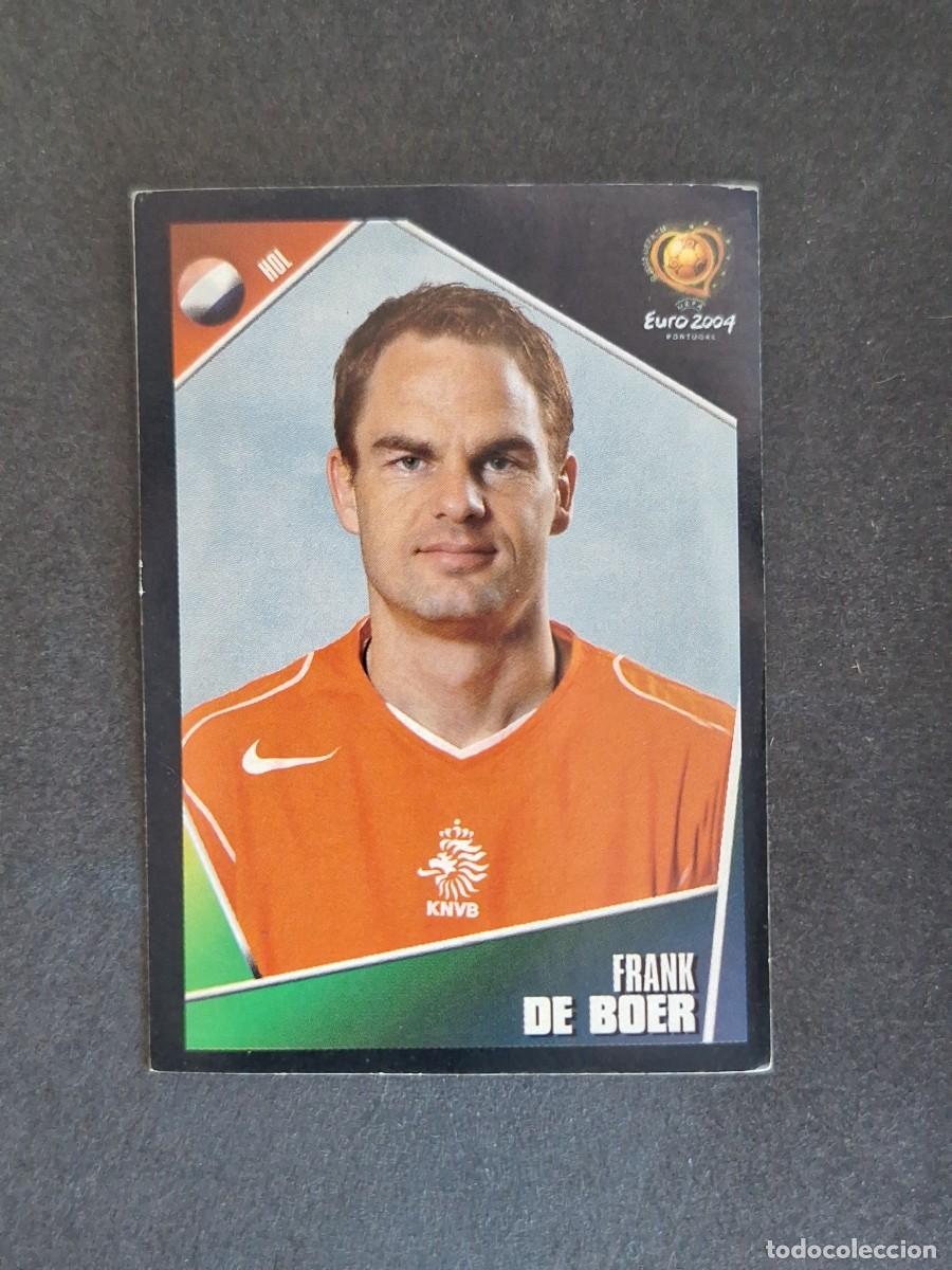 Cromos de F&uacute;tbol: L2 FRANK DE BOER SELECCION HOLANDA 320 EUROCOPA PORTUGAL 2004 PANINI NUNCA PEGADO SIN PEGAR